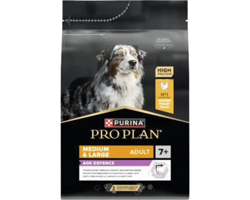 Aliment pour chiens Purina Pro Plan pour chiens âgés de taille moyenne et grande à partir de 7 ans