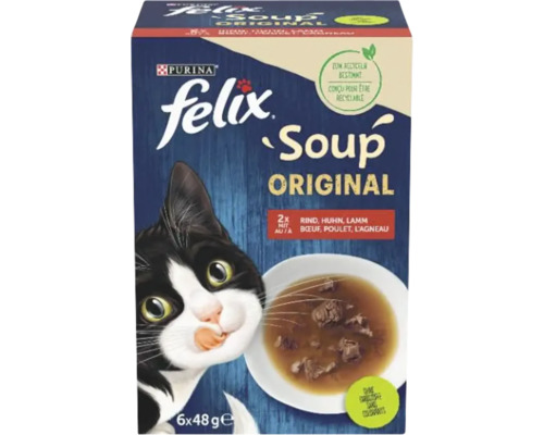 Felix Soup Original Soupe pour chat Multipack