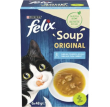 Felix Soup Original Aliments pour chats, pack de 6