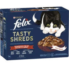 Felix Tasty Shreds Katzennahrung Multipackung