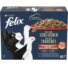 Felix nourriture pour chat en gelée avec volaille et bœuf, sélection de la campagne