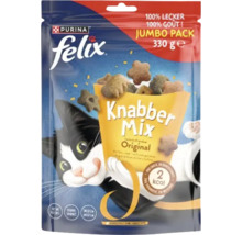 Felix Knabber Mix Original snack pour chat, Jumbo Pack