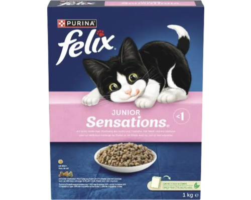 Emballage de nourriture pour chat Felix Junior Sensations