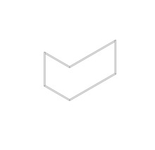 Élément de paroi de douche d'angle