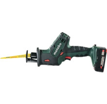 Scie sabre sans fil Metabo avec lame jaune