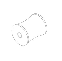 Bobine avec perçage central