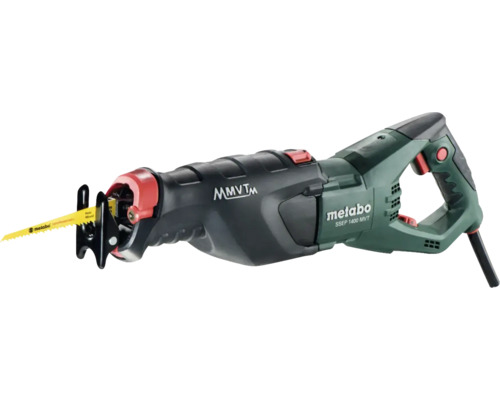 Metabo Scie sabre SSEP 1400 MVT 230 V Scie sabre Metabo SSEP 1400 MVT avec lame de scie