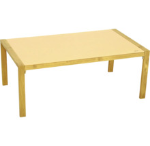 Table en bois avec plateau rectangulaire pour l'intérieur