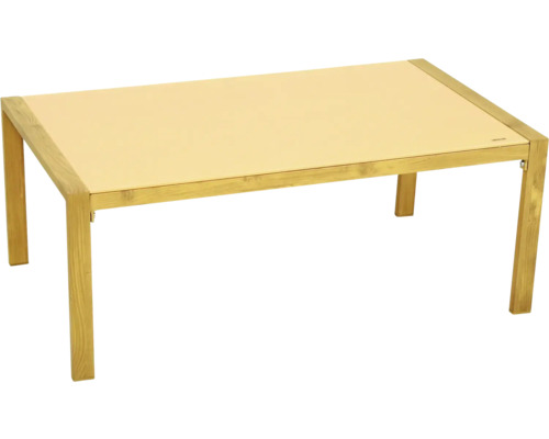 Table en bois avec plateau rectangulaire pour l'intérieur