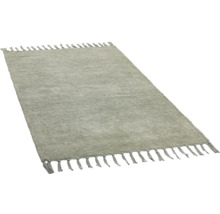 Rechteckiger Teppich mit Fransen