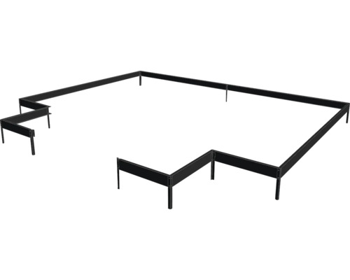 Jardinière surélevée en métal