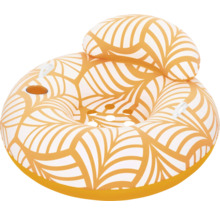 Bouée gonflable avec dossier et porte-gobelet