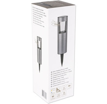 Verpackung einer Solar Gartenleuchte aus Metall