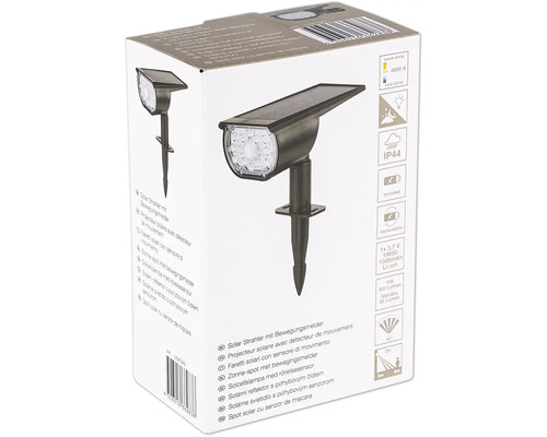 Verpackung eines Solarstrahlers mit Bewegungsmelder