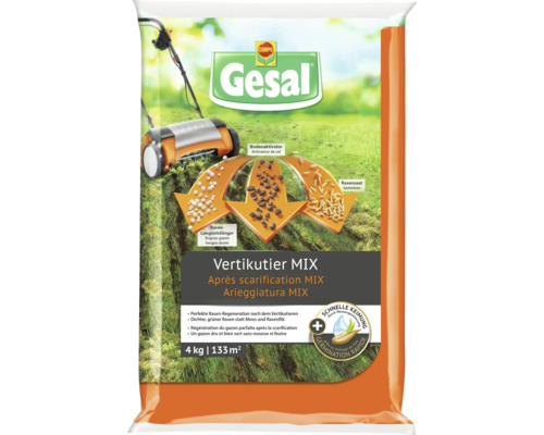 Gesal Vertikutier Mix paquet pour la régénération du gazon