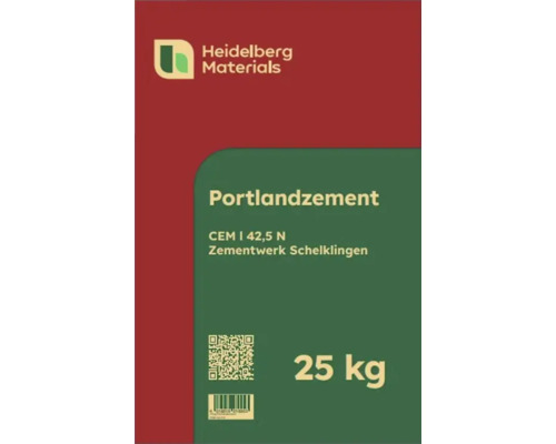 Ciment CEM I 42,5 N 25 kg Ciment Portland CEM I 42,5 N, 25 kilogrammes
