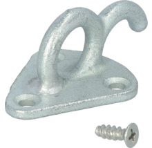 Crochet de cadre métallique avec vis de fixation