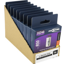 Ansmann 16340 Lithium-Ionen Akkus, 9er-Pack in Verkaufsverpackung