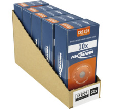 Ansmann CR1225 Lithium Batterien, 3 Volt, 10er Pack in Verkaufsverpackung
