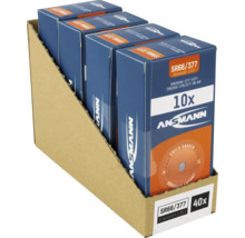 Ansmann SR66/377 Knopfzellen im Displaykarton, 40 Stück