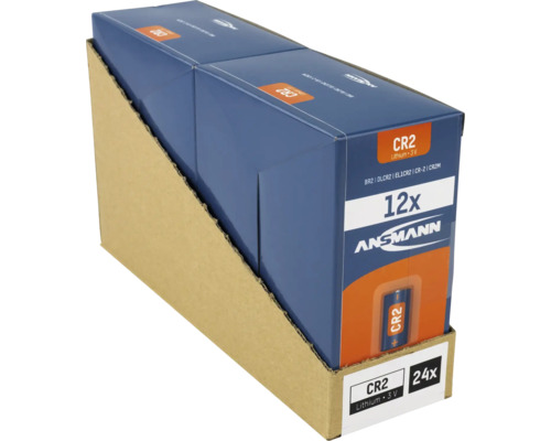 Ansmann CR2 Lithium 3V Batterien, 24er Pack