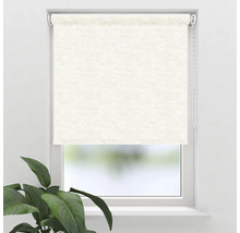 Fenster mit aufgerolltem Rollo