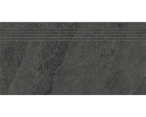 Carreau d'escalier avec profil rainuré