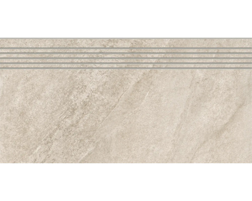 Carreau d'escalier avec quatre rainures