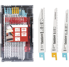 Pattfield Lames de scie sauteuse, set pour bois et métal, différentes versions