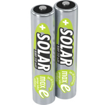 Zwei Solar Max E NiMH 550 mAh Batterien
