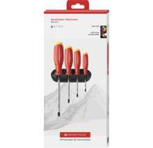 PB Swiss Tools SwissGripEvo Schraubendreher Set mit Wandhalterung, 4-teilig