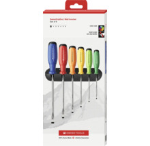 PB Swiss Tools SwissGrip Evo Schraubendrehersatz mit Wandhalterung, 6-teilig