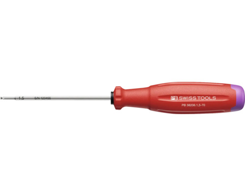 PB Swiss Tools Kugelkopf-Stiftschlüssel-Schraubendreher, Grösse 1.5