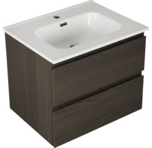 Meuble sous-lavabo avec deux tiroirs