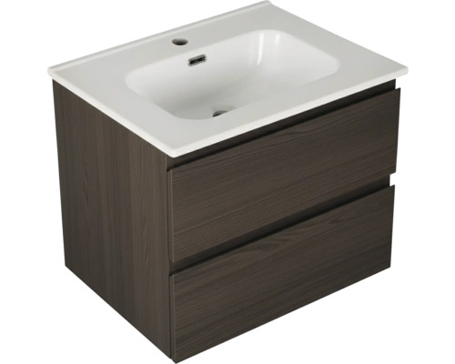 Meuble sous-lavabo avec deux tiroirs