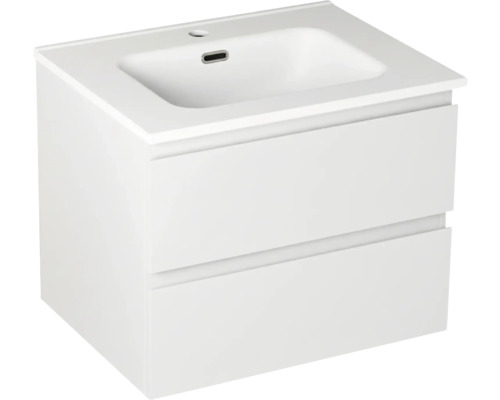 Meuble sous-lavabo avec deux tiroirs