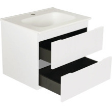 Meuble sous-lavabo avec deux tiroirs
