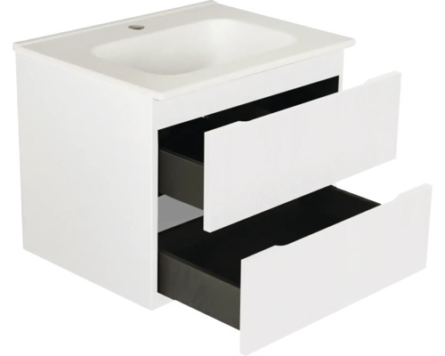Meuble sous-lavabo avec deux tiroirs