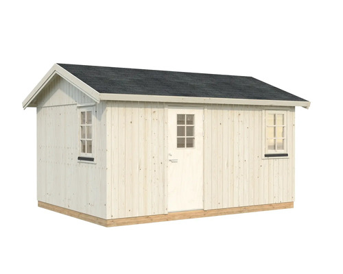 Abri de jardin en bois avec fenêtre et porte