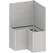 Jardinière surélevée en aluminium