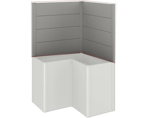 Baignoire d'angle avec revêtement mural pour salle de bains