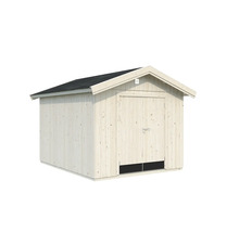 Gartenhaus aus Holz mit Satteldach