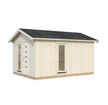 Abri de jardin en bois avec porte et fenêtre