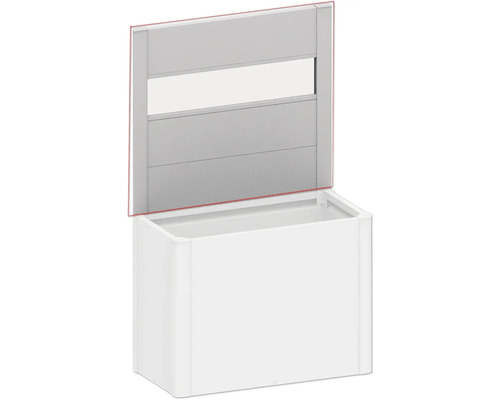 Installation de boîte aux lettres avec fenêtre