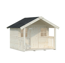 Maisonnette en bois avec carton bitumé