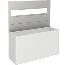 Hochbeet mit Rankgitter für den Garten