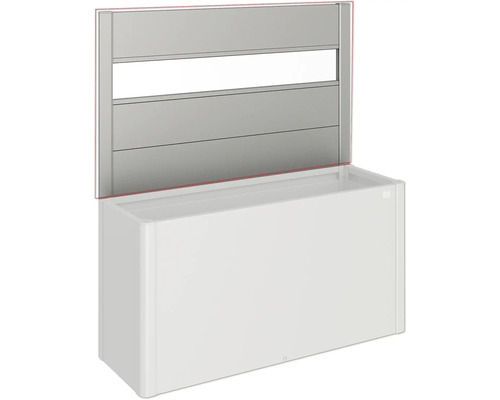 Hochbeet mit Rankgitter für den Garten