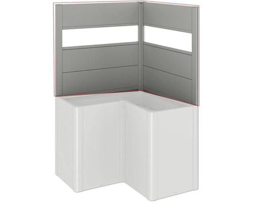 Eckbadewannenverkleidung mit Inspektionsöffnungen