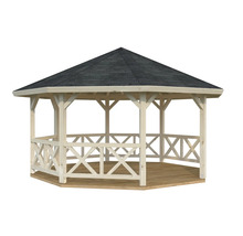 Holz Pavillon mit Dach