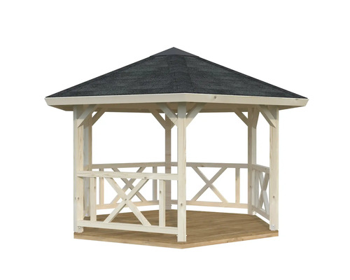 Holzpavillon mit Dach